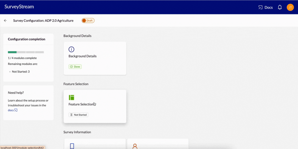 Assignments Configuration - SurveyStream